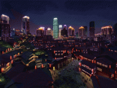 南京亮化公司讲述城市亮化工程中灯光秀的积极